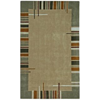 Hand tufted Paragon Brown Wool Rug (5' x 8') St Croix Trading 5x8   6x9 Rugs
