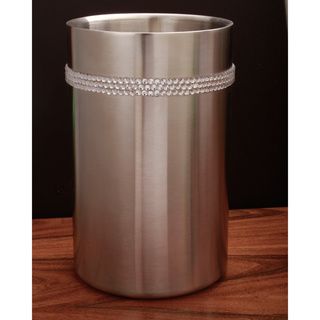 Brushed Silver Bling Wine Cooler Thirstystone Cooler & Ice Buckets