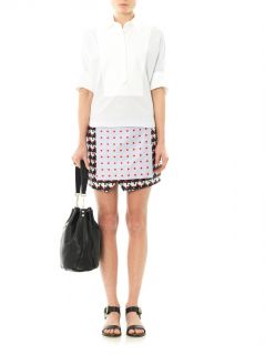 Printed wrap front skirt  Thakoon Addition