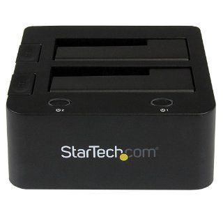 StarTech eSATA USB to SATA Hard Drive Docking Station for Dual 2.5 or 3.5in HDD Electronics