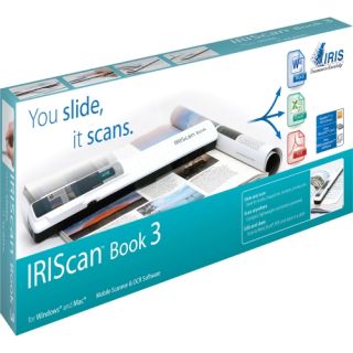 I.R.I.S IRIScan Book 3 Handheld Scanner   900 dpi Optical Flatbed Scanners
