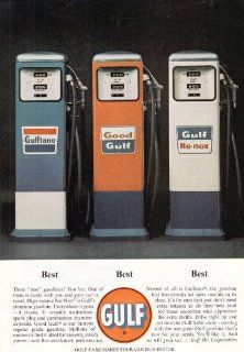 1963 Gulf Oil Company Gulftane, Good Gulf, Gulf No nox, Gulf Oil Print Ad  