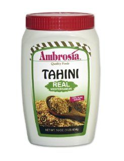 Ambrosia Tahini Paste, 16 oz.  Tahini Sauces  Grocery & Gourmet Food