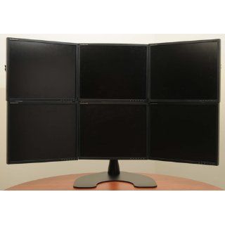 Ergotech Hex 3 Over 3 LCD Monitor Desk Stand (100 D28 B33)