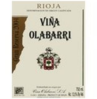 Vina Olabarri Gran Reserva   2004   Rioja   Tempranillo / Tinto Fino / Tinta Roriz 750ML Wine