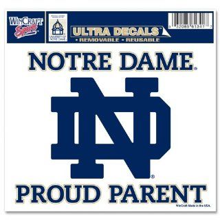 Notre Dame Fighting Irish Official NCAA 4.5"x6" Car Window Cling Decal by Wincraft   Sports Fan Decals