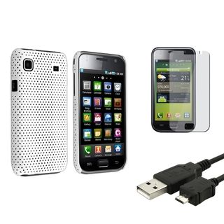 White Case/ Screen Protector/ USB Cable for Samsung i9000 Galaxy S BasAcc Cases & Holders