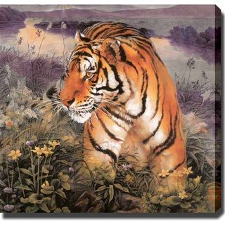 'Tiger on the Mountain' Giclee Print Canvas Art YGC Canvas