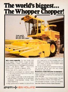 1979 Ad Sperry New Holland Whopper Chopper Forage Harvester Farming Equipment   Original Print Ad  