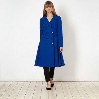 Jonathan Saunders/EDITION Designer royal blue fit and flare coat