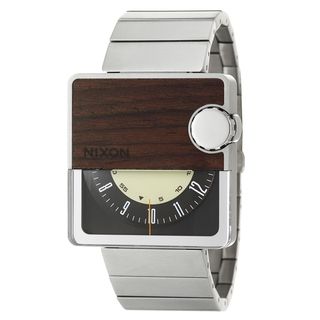 Nixon Men's Stainless Steel and Wood 'Murf' Rotolog Watch Nixon Men's Nixon Watches