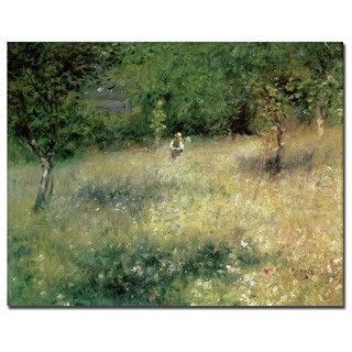 Pierre Renoir 'Spring at Catou, 1872 5' Gallery wrapped Canvas Art Trademark Fine Art Canvas