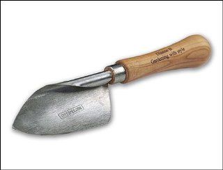 Potting Trowel Stainless Steel Potting Trowel designed for use in pots and window boxes. Provides control of the soil. Available in right handed and left handed versions.   Masonry Hand Trowels