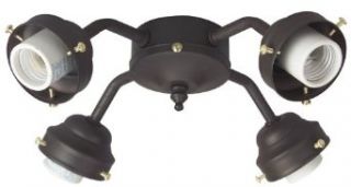 Craftmade F400CFL BR Four Light Ceiling Fan Fitter, Brown   Ceiling Fans  