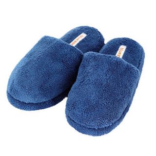 bluezoo Boys dark blue fleece slippers