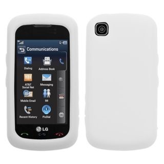 BasAcc White Solid Skin Case for LG GT550 Encore BasAcc Cases & Holders