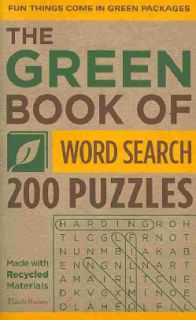 The Green Book of Word Search 200 Puzzles (Paperback) General
