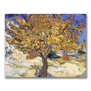Vincent Van Gogh 'Mulberry Tree, 1889' Canvas Art Trademark Fine Art Canvas