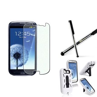 BasAcc Hybrid Case/ Stylus/ LCD Protector for Samsung Galaxy S III/ S3 BasAcc Cases & Holders