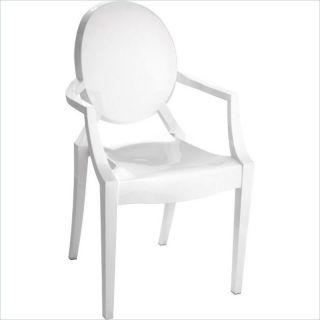ZUO Baby Anime Modern Polycarbonate Kids Chair in White   105181