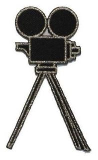 ID #2368F Old Fashion Film Camera Movie Magic Iron On Badge Applique Patch Toys & Games