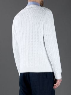 Brooks Brothers Cable Knit Cardigan