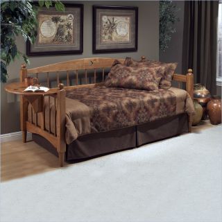Hillsdale Dalton Daybed in Medium Oak Finish with Roll Out Trundle   1393DBLHTr