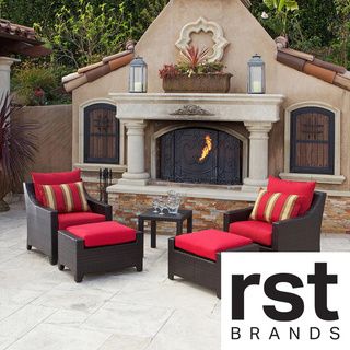 RST Cantina Club Chairs with Side Table Set RST Brands Sofas, Chairs & Sectionals
