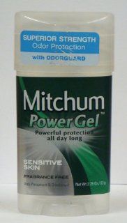 Mitchum for Men Anti perspirant & Deodorant Sensitive Skin, Fragrance Free, 2.25 Oz (Pack of 6) Health & Personal Care