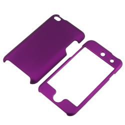 BasAcc Dark Purple Snap on Case for Apple iPod Touch 4th Generation BasAcc Cases
