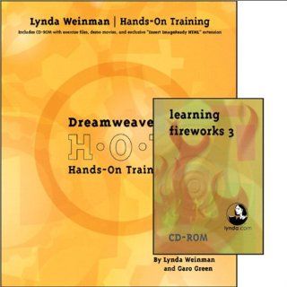 Dreamweaver 3/Fireworks 3 Hands On Training Bundle Lynda Weinman, Garo Green 0785342730562 Books