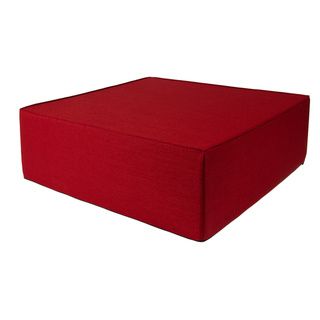 Very Berry 44 inch Outdoor Foam Ottoman Other Patio Furniture