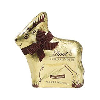 Lindt Dark Chocolate, Reindeer, 3.5 Ounce Packages (Pack of 16)  Gourmet Food  Grocery & Gourmet Food