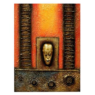 Mask Coin Abstract Art (Indonesia) Canvas Art