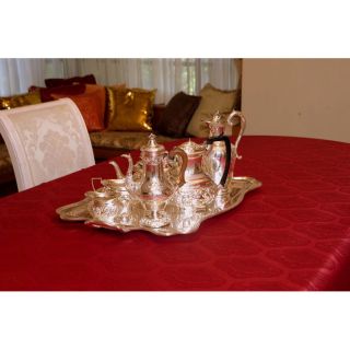 Prestige Red 57x138 inch Rectangle Oblong Tablecloth Table Linens