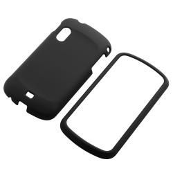Black Snap on Rubber Coated Case for Samsung Stratosphere SCH i405 BasAcc Cases & Holders