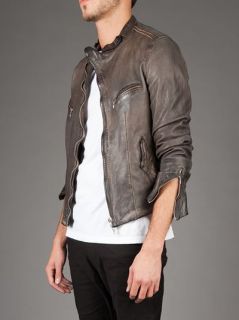 Un Solo Mondo Cropped Leather Jacket