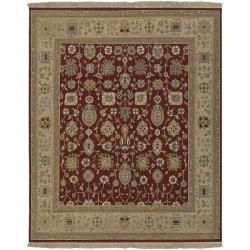 Hand knotted Galen Wool Rug (9' x 12') Surya 7x9   10x14 Rugs