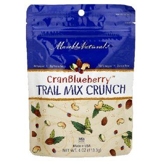 Mareblu Naturals CranBlueberry Trail Mix Crunch, 4 Ounce Pouches (Pack of 8)  Grocery & Gourmet Food