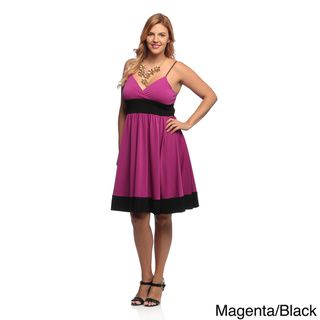 Evanese Women's Plus Size Jersey Cocktail Dress Evanese Dresses