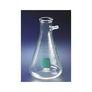 Plastic Coated Erlenmeyer Filtering Flask, 500 mL, case/6