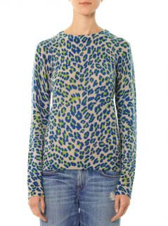 Shane leopard print cashmere sweater  Equipment  
