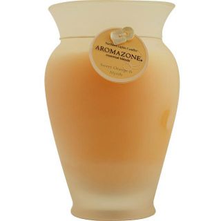 Sweet Orange and Myrrh 4x5.5 inch Essential Blend Glass Candle Essential Blend Candles & Accessories