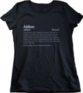 ADDISON IS AN AWESOME CHICK T shirt for Cool Girls Named Addison Ladies' T shirt Clothing