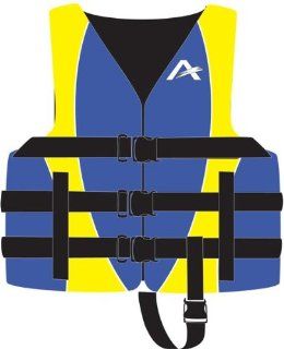 Airhead 10010 03 A BL Blue Nylon Youth Life Vest  Life Jackets And Vests  Sports & Outdoors