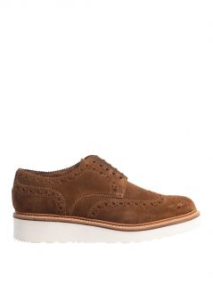 Archie suede brogues  Grenson