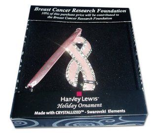 Breast Cancer Research Foundation Christmas Holiday Ornament   Decorative Hanging Ornaments