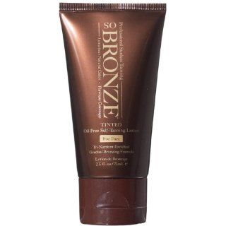 SO BRONZE Tinted Self Tanning Lotion for Face 2.5 oz  Self Tanning Products  Beauty