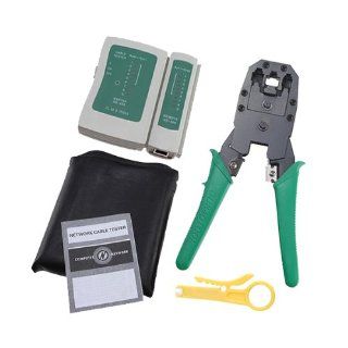 High Quality Computer Network Crimp/cut/strip Tool KIT Rj45 Rj11 Cable Tester and Crimping Lan Pliers   Circuit Testers  