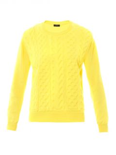 3D cable knit style sweater  Joseph